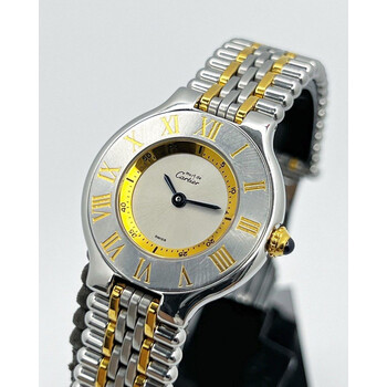 (SOLD!!) 28mm • Cartier 21 Must de Cartier ref.1340 Quartz